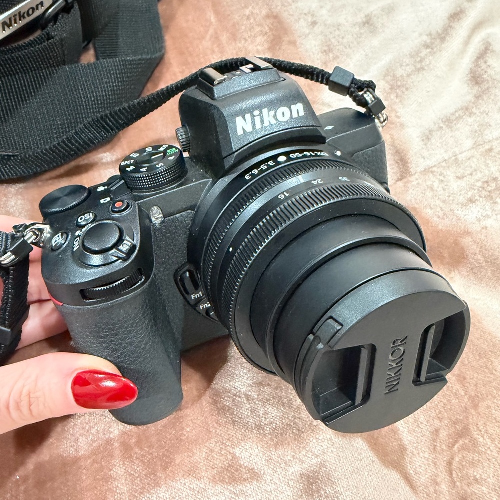 Nikon Black Digital Camera with Lens